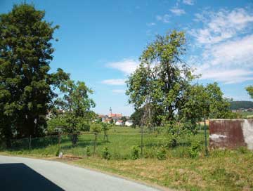 Blick auf Neukirchen beim Heiligen Blut